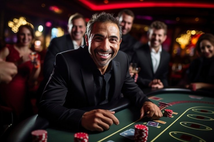 Pot calculation and winner announcement